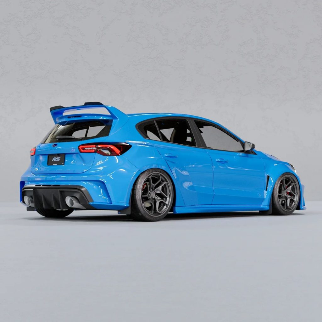 2024 Ford Focus RS Imagined With Avante Widebody Kit, Huge EcoBoost Power