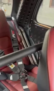 Mercedes C63 AMG Ponton retromod interior rear