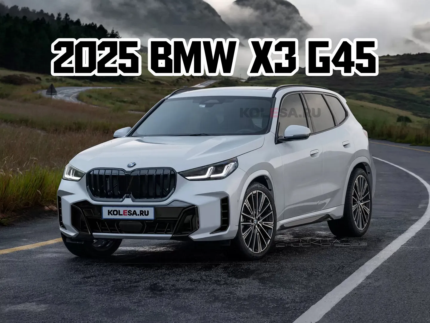 2025 BMW X3 G45 AllNew Design Revealed in Accurate Rendering