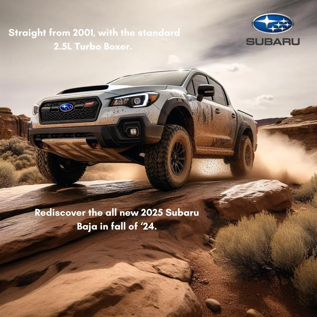 2025 Subaru Baja Compact Pickup Truck Makes Unofficial Appearance