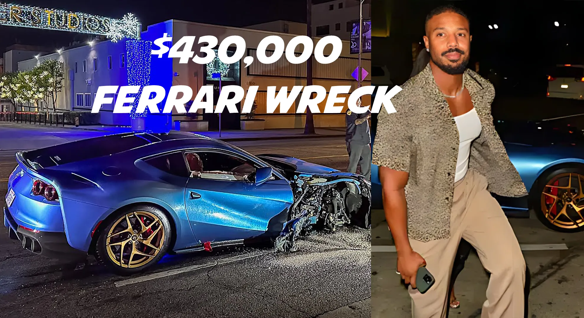 michael jordan yellow ferrari